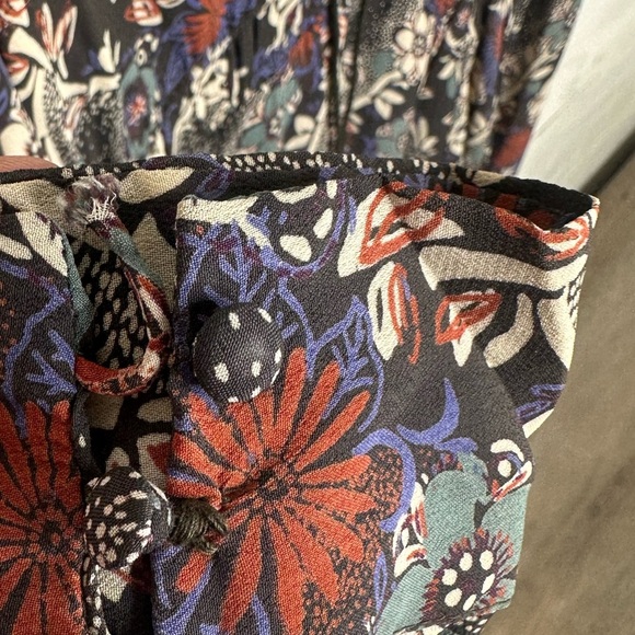 Free People Floral Bohemian Print Women's Spring Summer Dress - Small/Medium - Picture 4 of 11